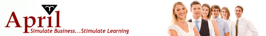 April Training, Simulate Business ... stimulate Learning